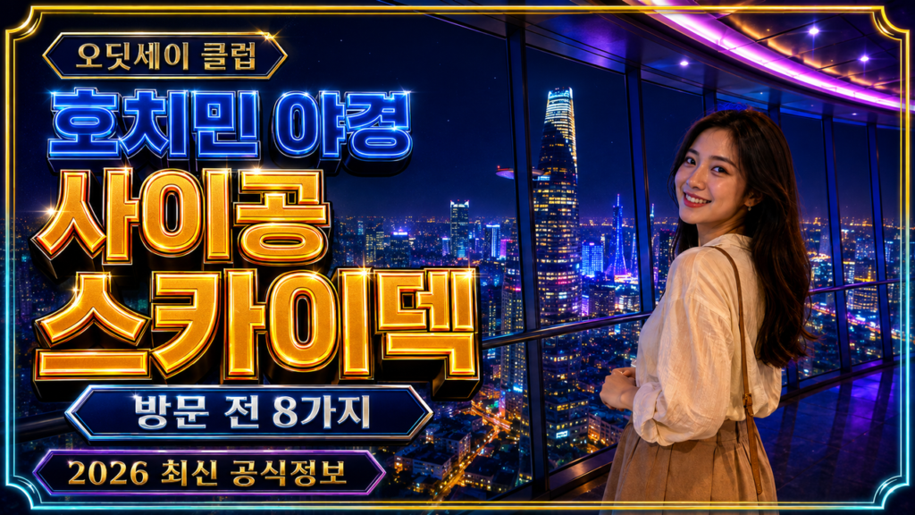호치민 사이공 스카이덱