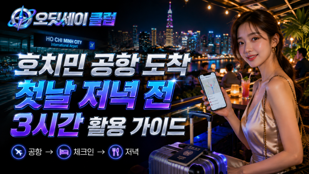 호치민 첫날 일정 | 호치민 공항 도착 첫날 저녁 전 3시간 활용 가이드