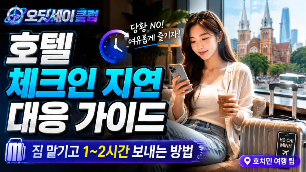 호치민 호텔 체크인 지연
