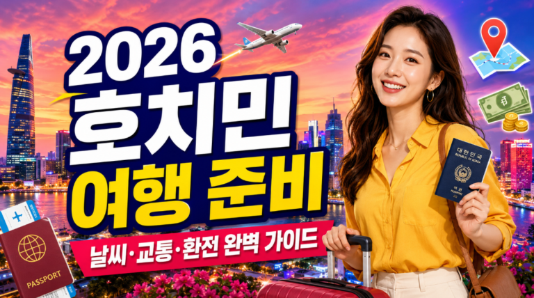 2026 호치민 여행 준비